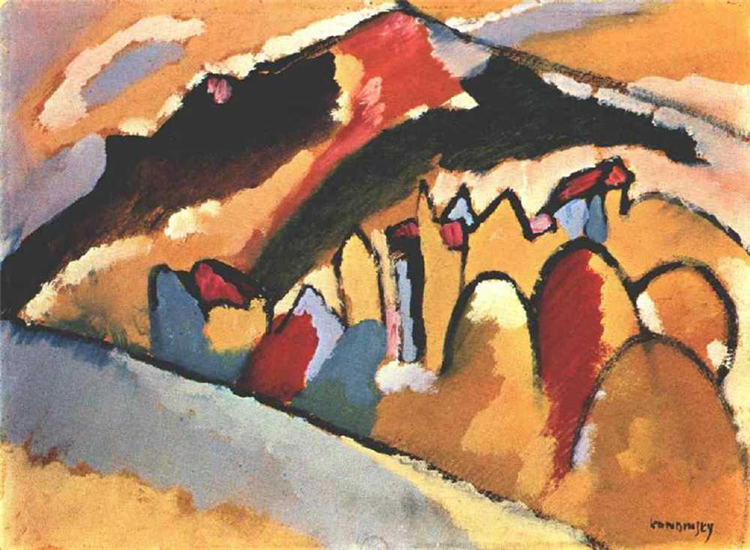 Autumn 1909 Wassily Kandinsky Abstract Canvas Oil Painting